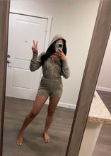 Load image into Gallery viewer, Pretty Girl Romper Olive Green
