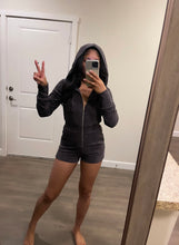 Load image into Gallery viewer, Pretty Girl Romper Dark Grey
