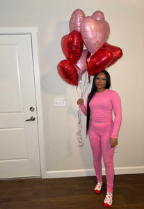 JUST A GIRL VALENTINES DAY COLLECTION PINK