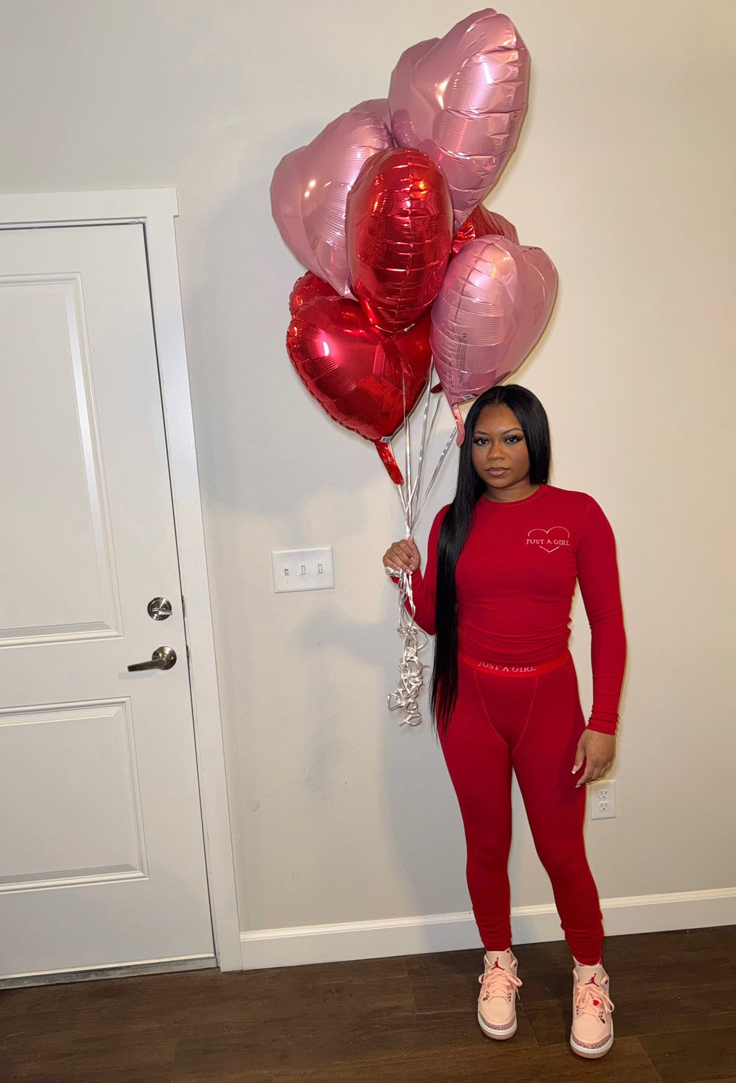 JUST A GIRL VALENTINES DAY COLLECTION RED