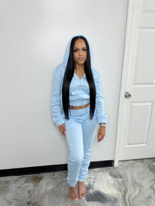 BABY GIRL BLUE JOGGING SUIT