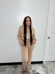 CARAMEL JOGGING SUIT