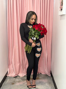 BE MINE LOVER GIRL BLACK