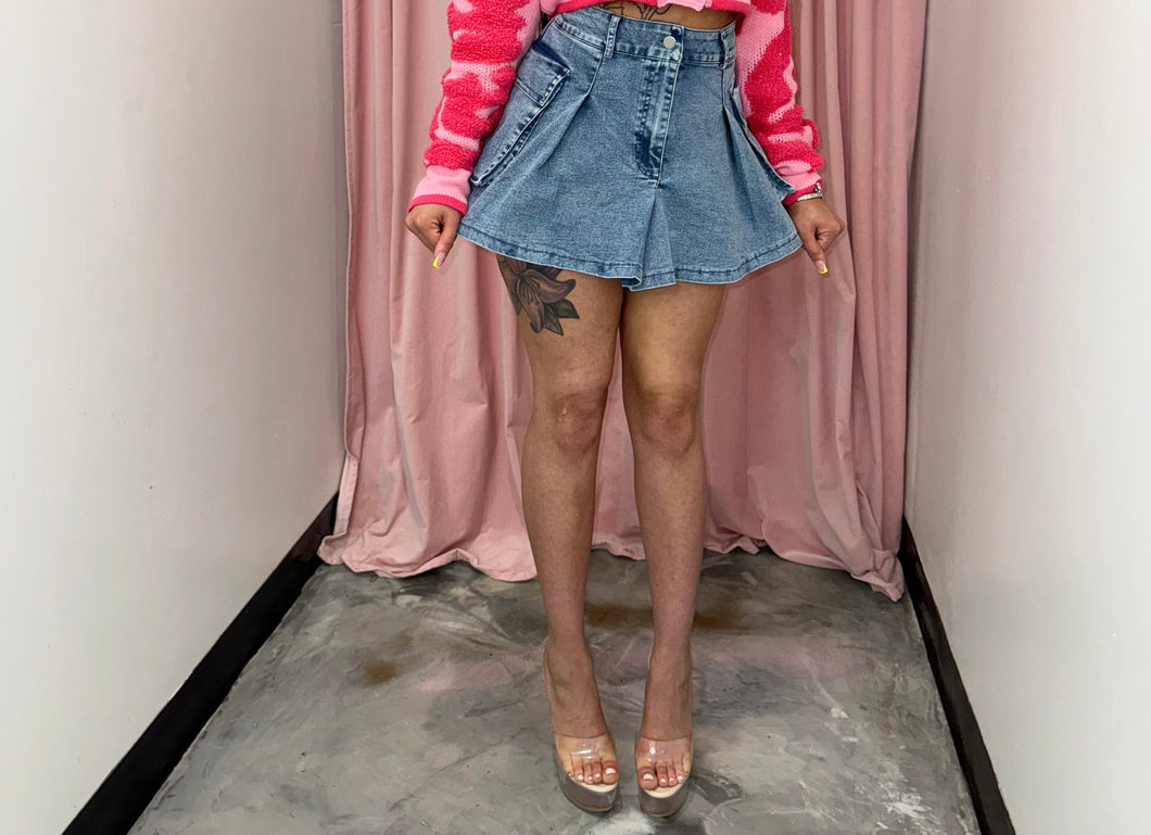 BE MINE DENIM MINI