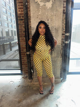 Load image into Gallery viewer, yellow polka dot romper
