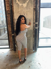 Load image into Gallery viewer, white polka dot romper
