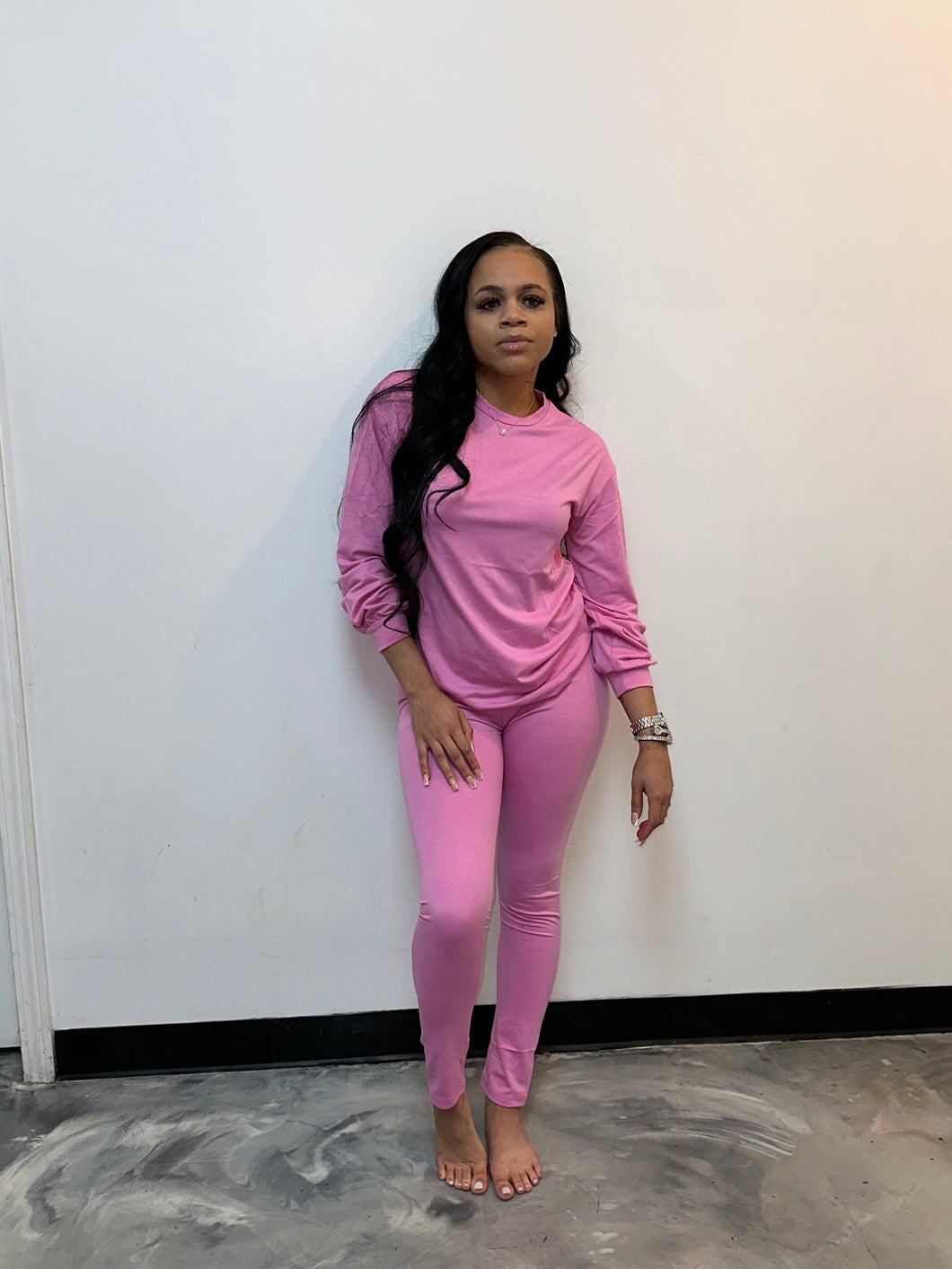 CHILL WITH ME PINK SET