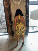 Load image into Gallery viewer, yellow polka dot romper
