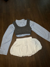 Load image into Gallery viewer, BAD TEACHER SKIRT WHITE
